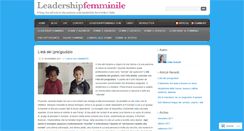 Desktop Screenshot of leadershipfemminile.org